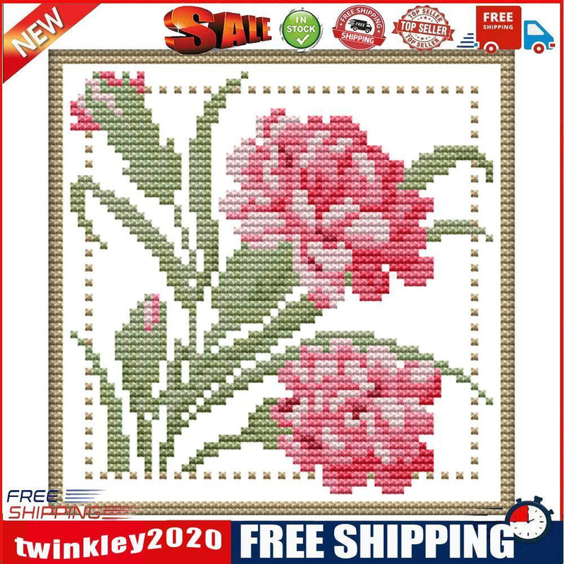 Partial Cross Stitch Kits January 14CT Counted DIY Needlework Decor (H423)