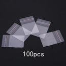 100pcs Clear OPP Bags Self Adhesive Seal Plastic Sequins Jewelry Container