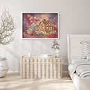 Diamond Painting 5D DIY Dessert House Full Round Drill Rhinestone Picture Newly