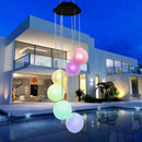 Solar LED Wind Chimes Lamp Color-change Night Light Party Decoration (A) Newly