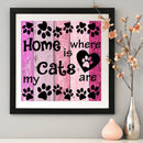 5D Diamond Painting Full Drill Cats Embroidery Cross Stitch Rhinestones Set