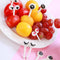 10pcs/set Food Fruit Picks Forks Cartoon Design Children Decor Box Lunch D9D4