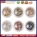 6pcs/bag Nail Crystal Rhinestones Glitter Small Irregular Beads DIY Nail Stic