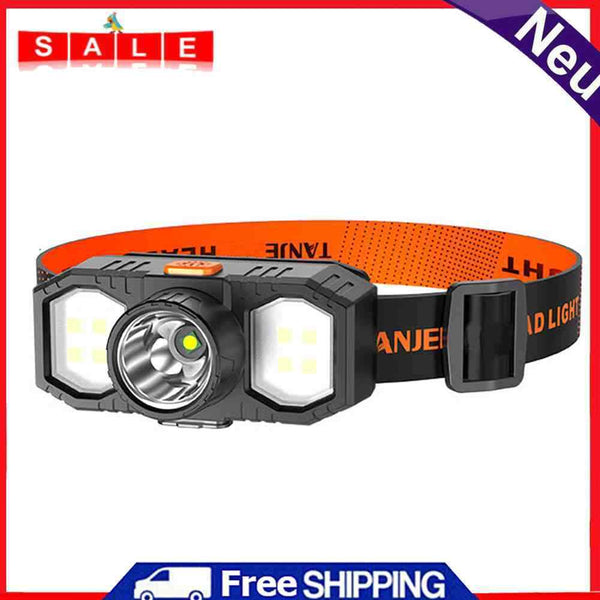 XPE COB LED Headlight Waterproof Outdoor Headlamp Night Fishing Hiking Lighting