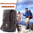 Multifunction Waterproof Male PU Leather Messenger Bags Pure Color Handbags