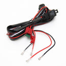 Wiring Harness Kit with Fuse Relay Switch for 2 LED Light Bar Fog Light