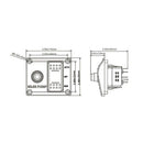 3-Way Yacht Manual Off 12V/24V Bilge Pump Switchs Boats Panel Marine Rocker