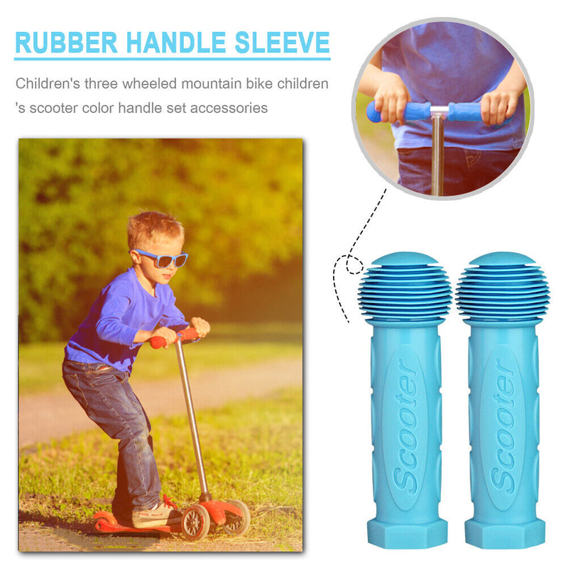1 Pair Bicycle Tricycle Skateboard Handle Grip MTB Bike Handlebar Grips Cov