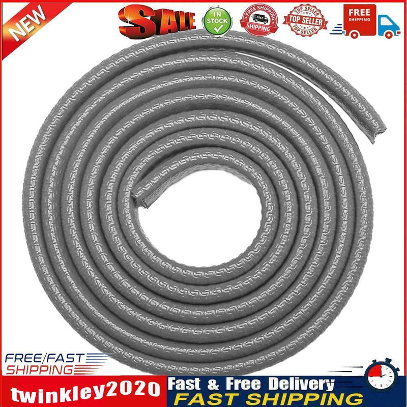 5m Car Door Anti Collision Strip with Steel Disc Scratch Protector (Grey) Newly