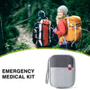 Portable Medical Bag Outdoor Handheld First Aid Drug Storage Bags (Gray S) Newly