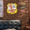 Shield Shape Route 66 Sexy Plate Metal Tin Sign Retro Decorative Iron Paintings