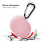For Redmi AirDots 3 Pro Silicone Protective Case Cover with Keychain (Pink)
