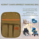 Wheelchair Armrest Accessories Portable Side Bags to Hang on Side (Sand) Newly