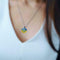 Women Men I Stand with Ukraine Charm Pendant Ukrainian Flag Ukraine Necklace