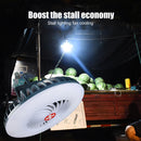 2 in 1 LED Tent Fan Rechargeable Lamp USB Charging Fan Light Without Stand Newly