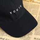 Men Women Unisex Adjustable Baseball Cap Golf Hat Hip Hop Flat Hat Black