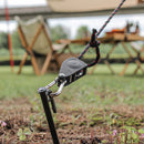 Tent Pulley Rope Buckle Fastener Windproof Adjustable Camping Buckles (M) Newly