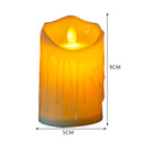 Flameless LED Tealight Flickering Wedding Home Party Candles Light (5x9cm)