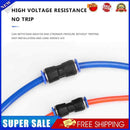30pcs Pneumatic Fittings Straight Gas Quick Connector Air Water Hose Pipe Tube