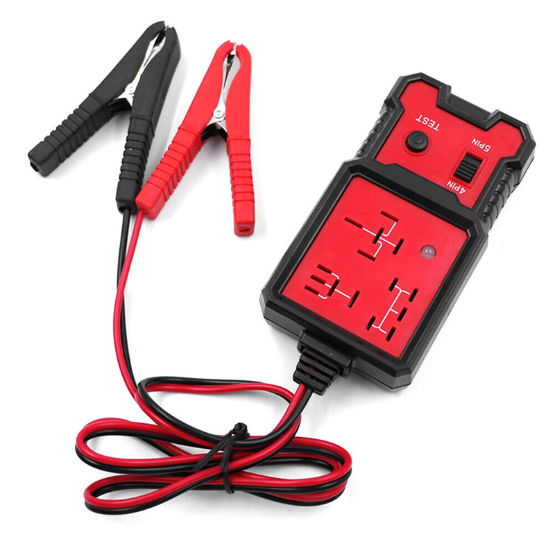 4pin 5pin 12V Cars Battery Checker Automotive Relay Tester Diagnostic Tools