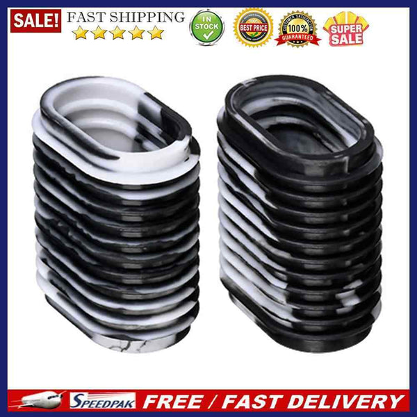 2pcs Rubber Fishing Reel Grip Non-Slip Ergonomic Fishing Protective Wheel C