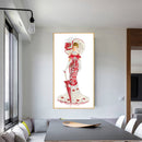 DIY Part Drill Special-Shaped Diamond Painting Dress Lady Mosaic (YX227) Newly