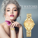 Casual Women Alloy Quartz Watch Fashion Personality Steel Strap Dress Wristwatch