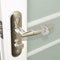 Transparent Doorstop Silicone Door Handle Buffer Wall Protector F6X2 X8G1
