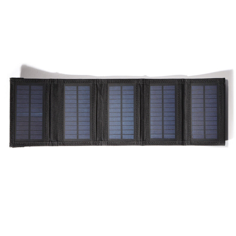 Foldable Charging Power Bank 7W USB Solar Panel Charger Pack for Hiking Cam
