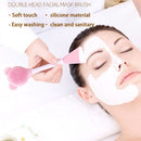 Portable DIY Silicone Stick Facial Mud Mixing Brush Exfoliating Nose Remover