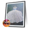 Diamond painted 5D DIY wedding dress series with different diamonds(YX3889)