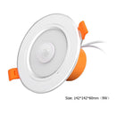 Human Motion Sensor LED Ceiling Light Restaurant Bathroom Balcony Lamp (9W)