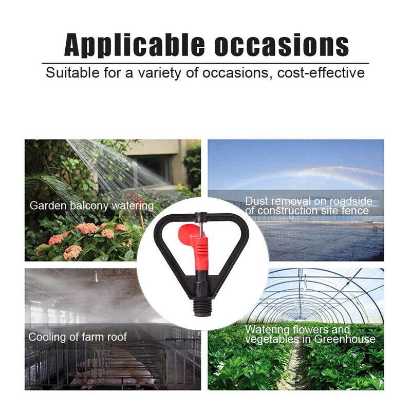 1/2 inch Rotating Garden Sprinklers Agriculture Lawn Watering Spray Nozzles