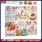 6pcs Cartoon Greeting Cards DIY Diamond Painting Birthday Postcards Craft