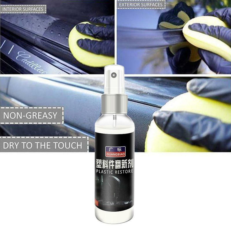 30ML Plastic Parts Retreading Agent Wax Instrument Panel Wax Reducing Agen hot.