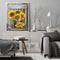 Frameless Oil Paint By Numbers DIY Sunflower Picture Craft Kit for Living Roo