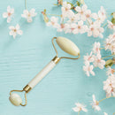 Double Heads Jade Stone Nature Face Lift Facial Massage Roller Health Skin Care