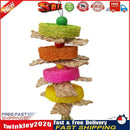 Parrot Bird Pet Hanging Swing Bird Corn Husk Chewing Bite Scratch Toys Newly