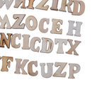 DIY Decoration Tile Alphabet Unfinished Wooden Letters Wood Sign Cutting Discs