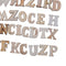 DIY Decoration Tile Alphabet Unfinished Wooden Letters Wood Sign Cutting Discs
