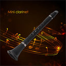 Mini BB B Flat Clarinet Pocket Clarionet Woodwind Instrument with Carrying Bags