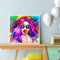 Drill Painting DIY Round 5D Diamond Mosaic Kit Heart Fashion Woman Full Picture