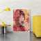 Hand Painted Oil Anime Girl Drawing DIY Canvas Paint By Numbers Wall Decor Kit