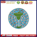 Iron+ABS Golf Ball Marker Outdoor Golf Marker Ball Position Parts for Cap Vis