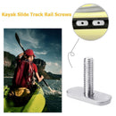 Kayaking Accessories Kayak Screws Rail Track Well Nuts Guide Rail Installation