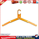Aluminum Alloy Folding Coat Hanger Portable Clothes Drying Rack (Orange) Newly