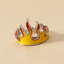 Birthday Gifts Fashion Accessories Rock Punk Biker Gothic Flame Opening Rings
