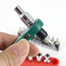 17pcs Combination Hand Tool Ratchet Wrench Socket Torx Screwdriver Bit Set