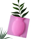 Magic Flower Pot Plant Vases Flowers Container Silicone Sticky Vase Wall Stick