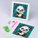 DIY Diamond Painting Full Round Crystal Drill Animal Wall Decor for Kids Picture
